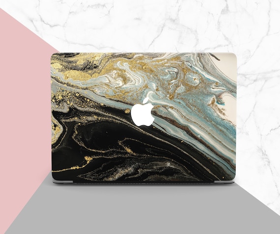 black marble macbook air case