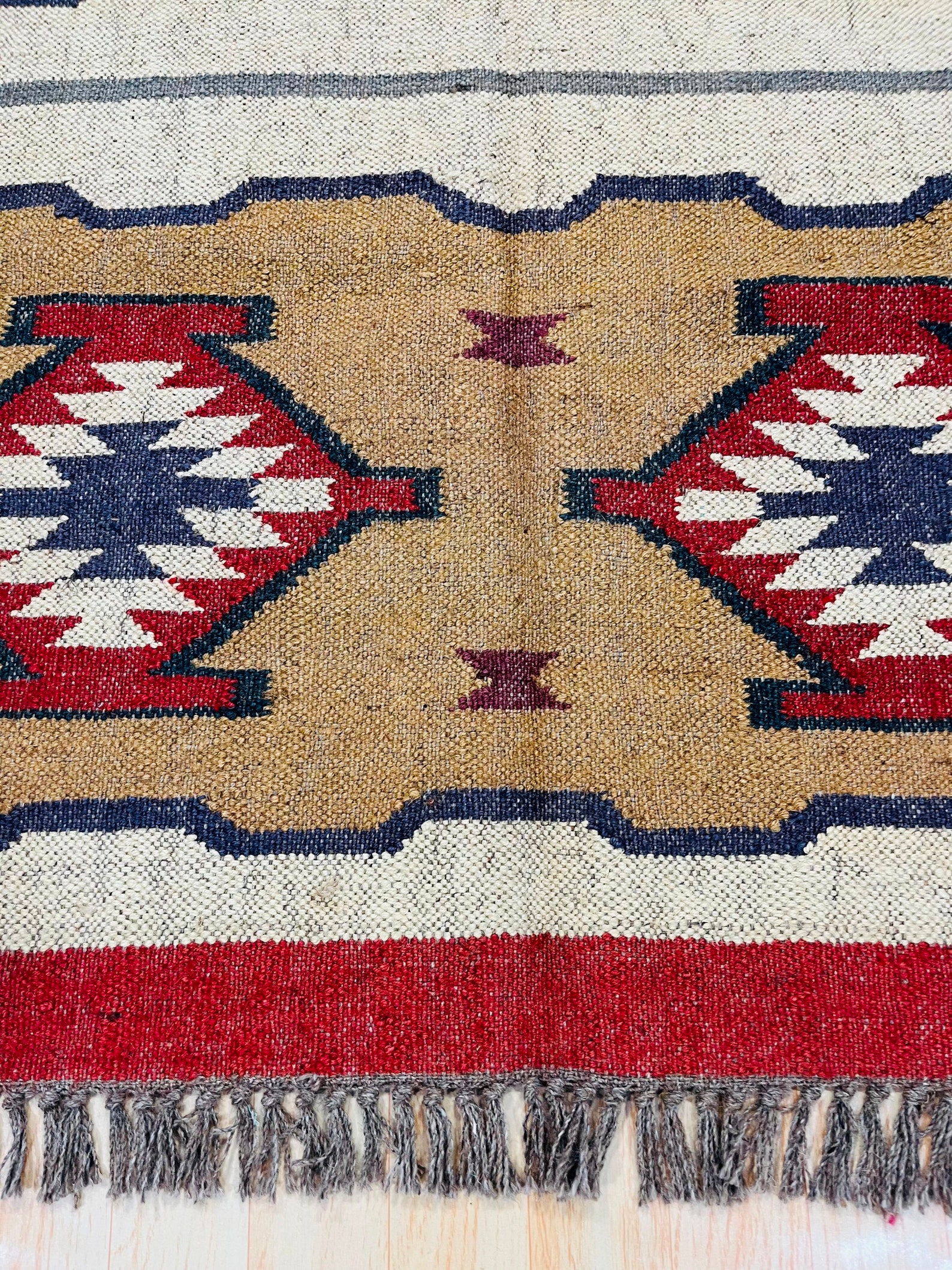 6x12 Rug 6x12 Rug Runners Large Wool Jute Kilim Southwestern Reversible Washable ...
