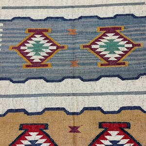 6x12 Rug 6x12 Rug Runners Large Wool Jute Kilim Southwestern Reversible Washable ...