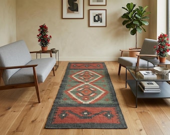 Stair Rug Runner Jute Area Rug Runner 2x16, 4x20,  Handmade Braided Long Large Carpet Runner Rjvit