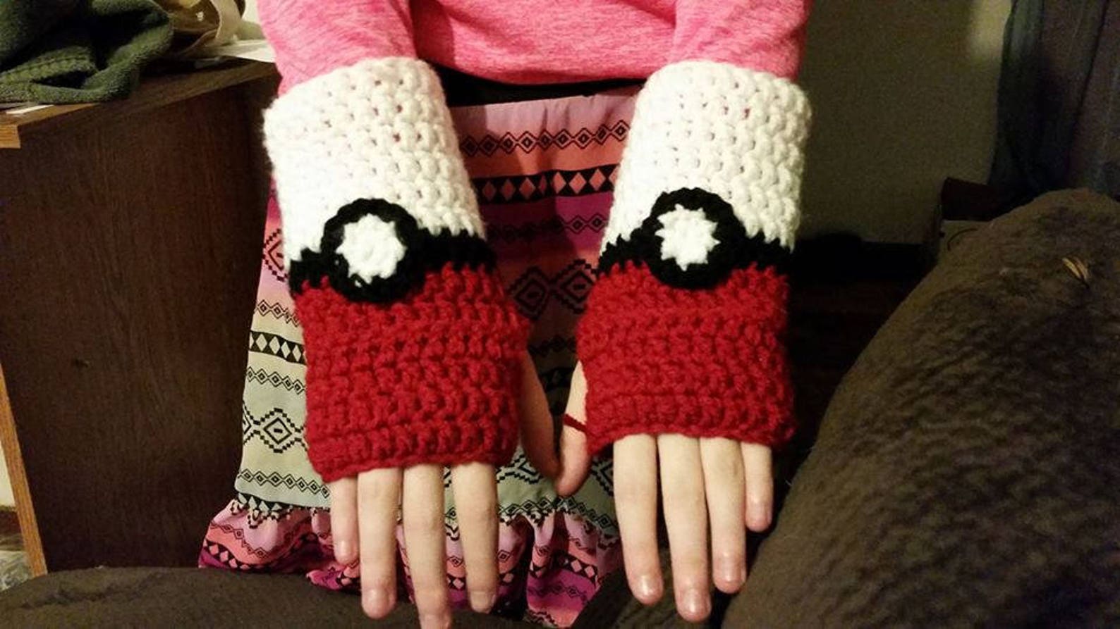 Pokemon Trainer Fingerless Gloves Made to Order Etsy