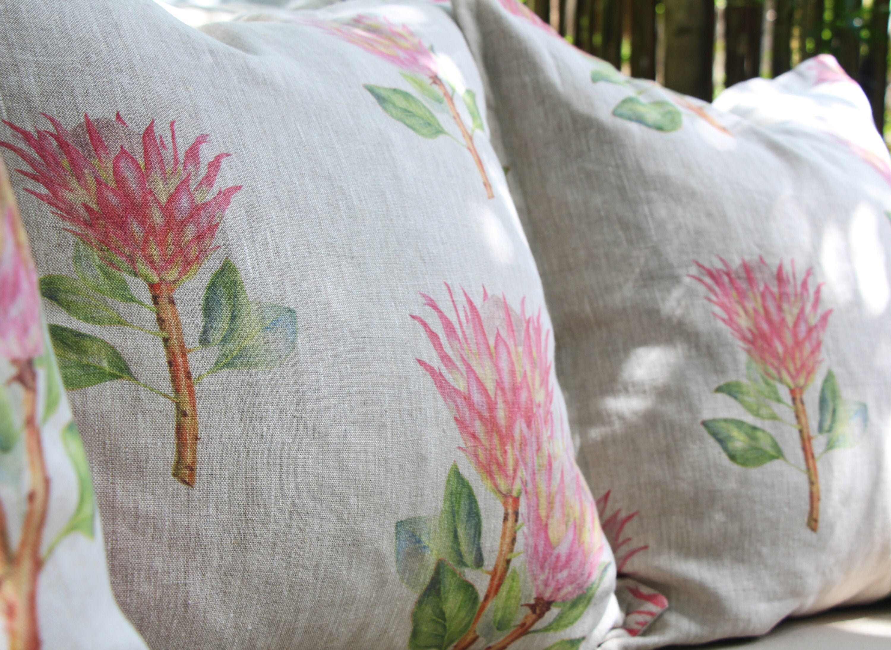 protea cushion covers