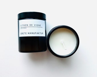 SOYBEAN WAX CANDLE - CITRON DE VIGNE | Awakening scented candle