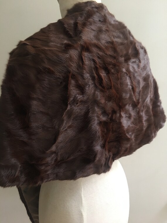 Thin vintage fur wrap - Gem