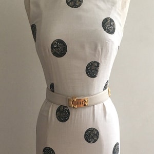 Alfred Shaheen Vintage Linen Summer Dress
