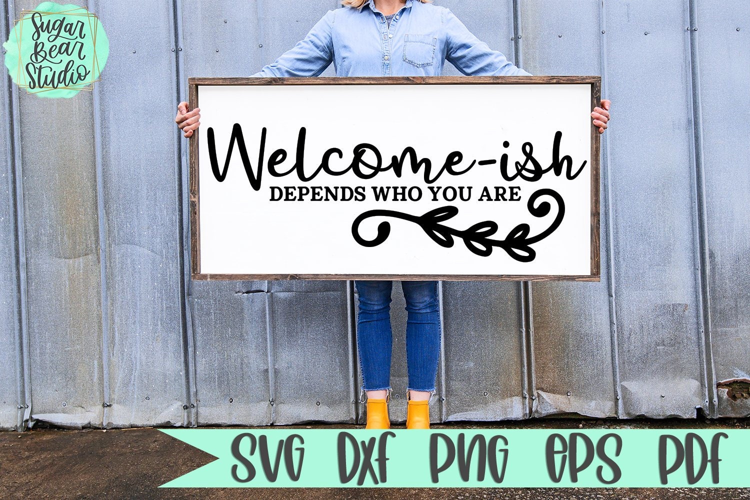 Welcome-ish Depends Who You Are A Quote SVG | Etsy