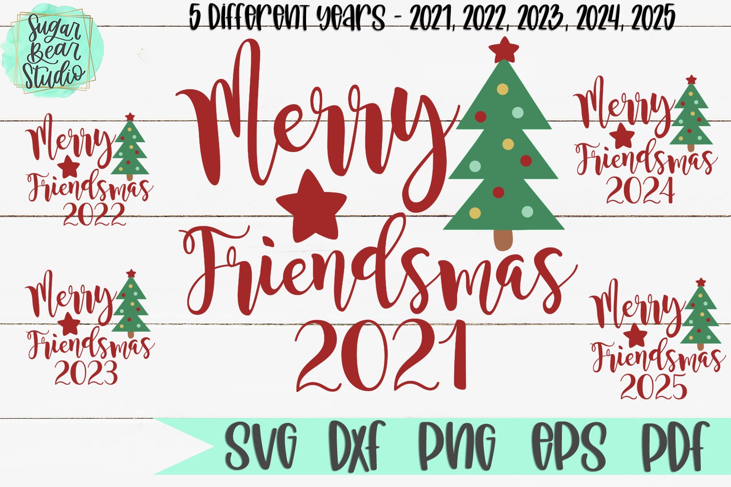 Merry Friendsmas 2021 Svg Friends Svg 2021 2022 2023 | Etsy