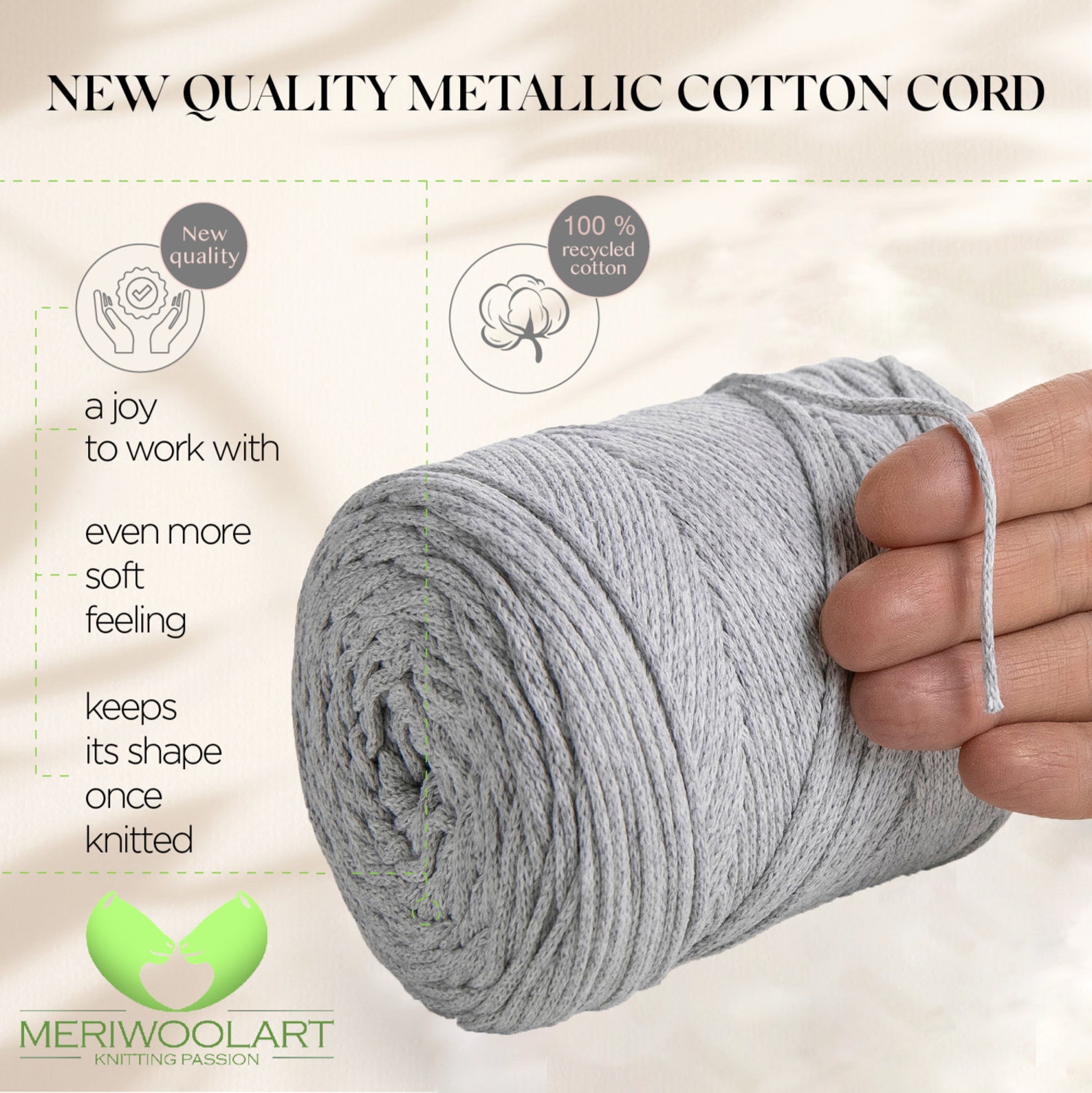 Meriwoolart Macrame Yarn 2mm 250m Macrame Cotton Macrame - Etsy