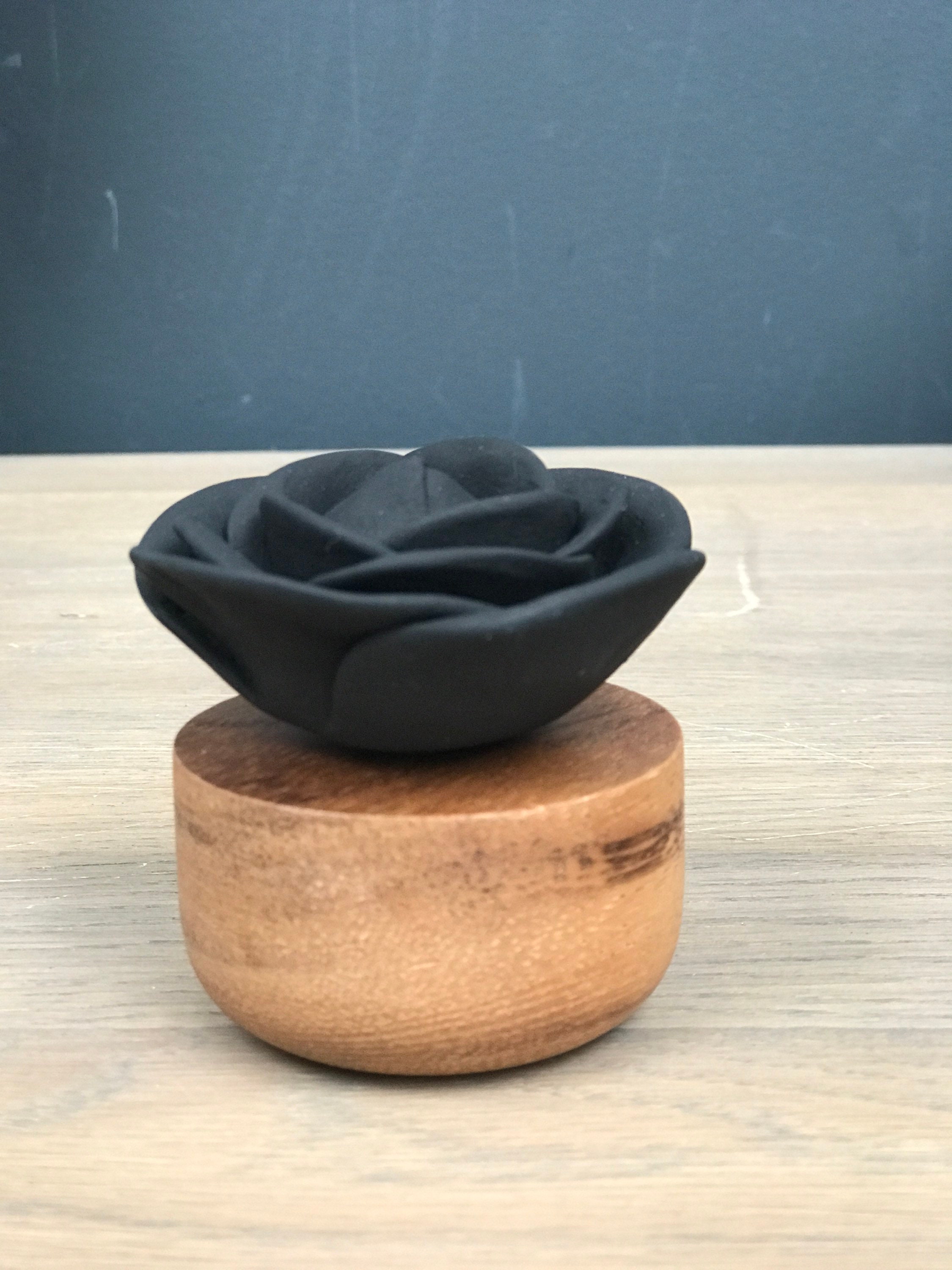 Acheter 4 pièces diffuseur fleur avec fil de coton bois Rose fleur sans feu  aromathérapie huile essentielle arôme parfum diffuseur bricolage décoration  de la maison fleur