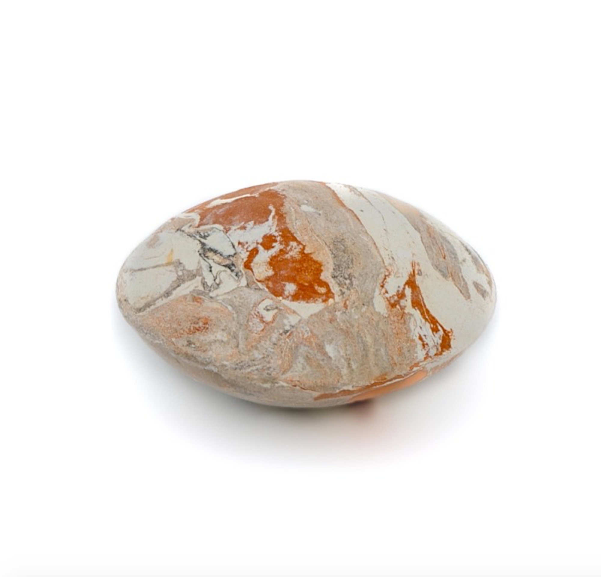 Diffuseur de Parfum, Galet Aromatique Motif Marbré, Pour Huile Essentielle et Parfum, Diam 5cm, Argi