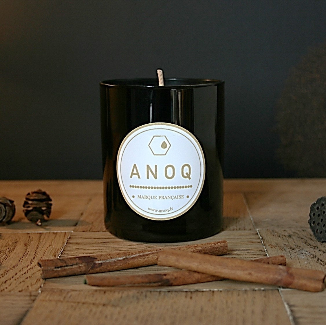 Bougie Parfumée 450Gr, Senteur Nature Du Lin