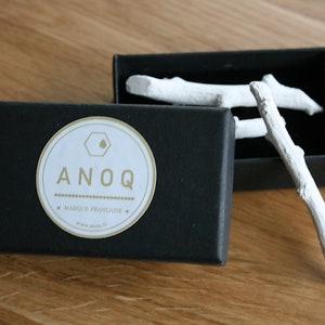 Bamboo stems gift box to perfume, aromatic diffuser to perfume. With gift box. ANOQ Collection image 2