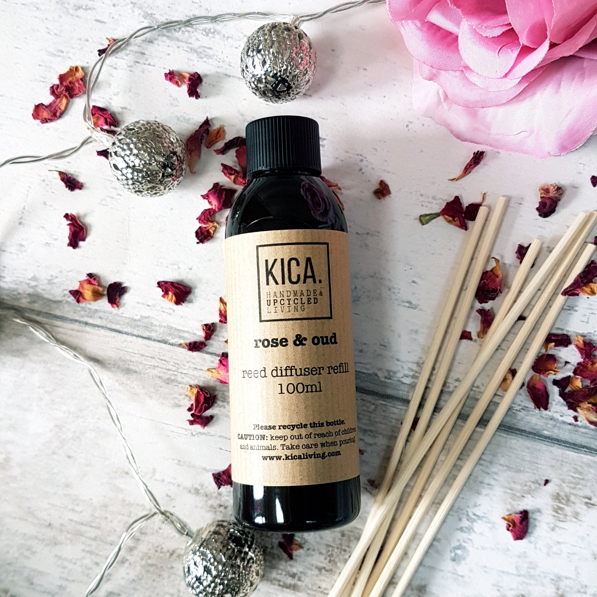 Rose Oud Reed Diffuser Oil Refill / 100ml Reed Diffuser Refill Etsy