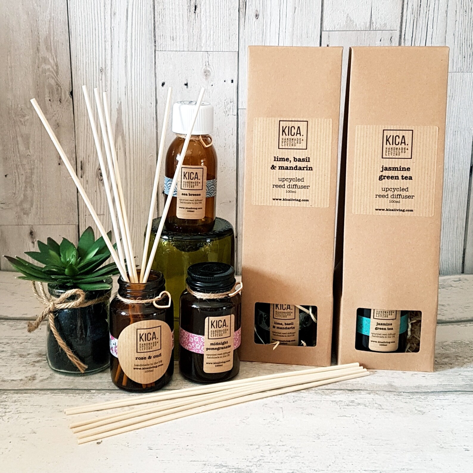 Upcycled Reed Diffuser Gift Box Choice of Fragrance | Etsy