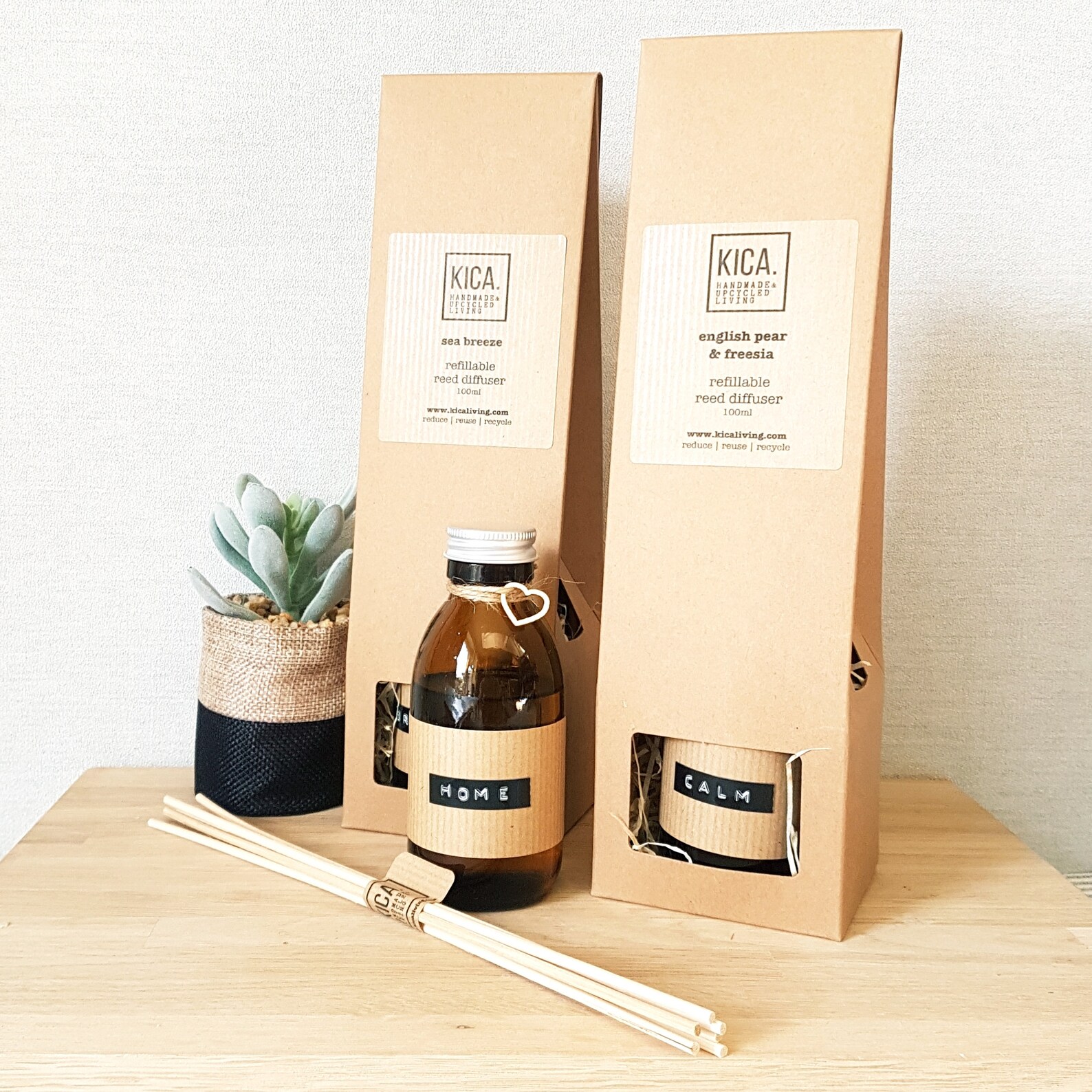 Reed Diffuser Gift Box Typewriter Style Label Refillable Etsy