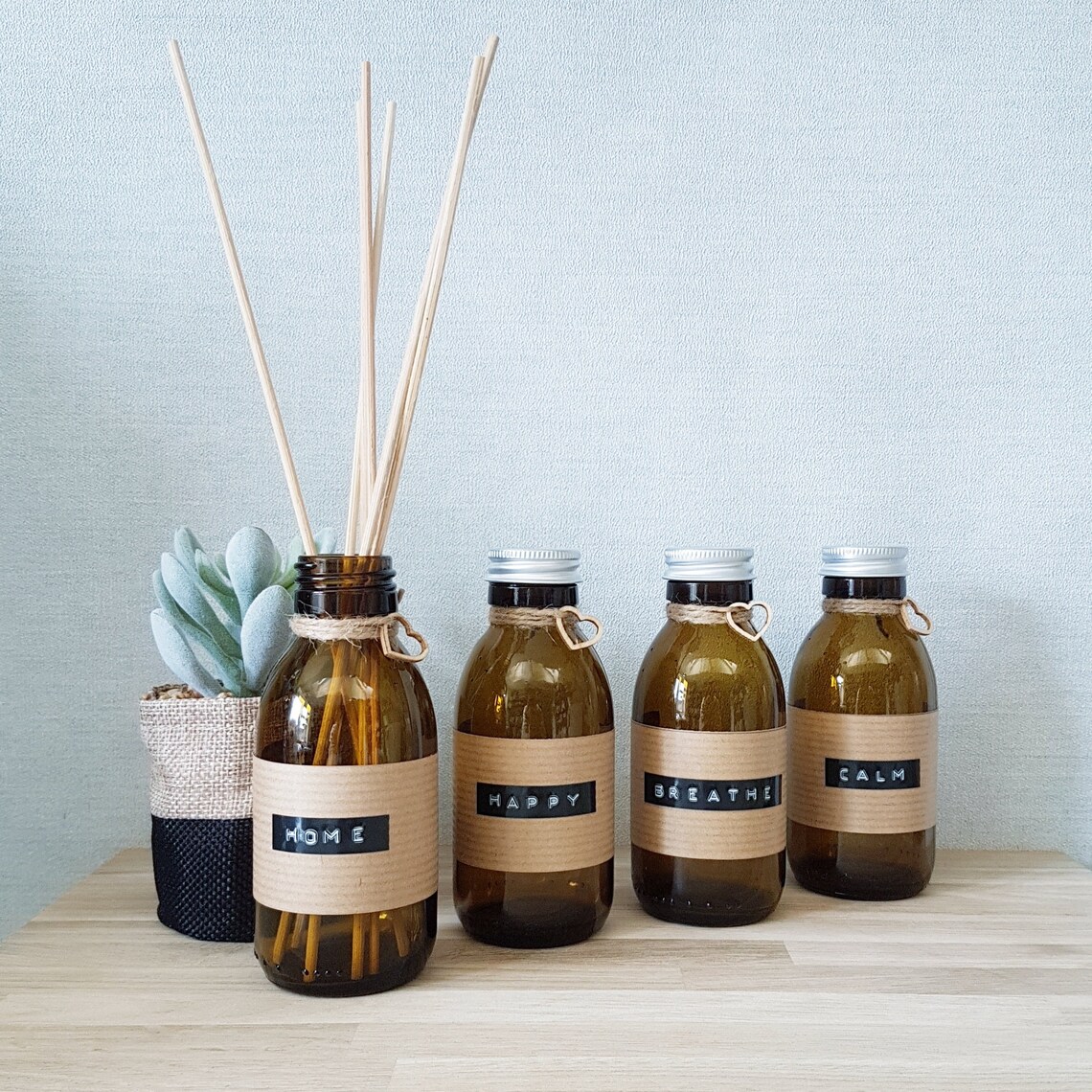 Reed Diffuser UK Amber glass diffuser bottle choice of Etsy