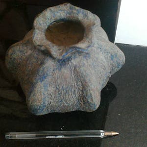 Handmade, one-of-a-kind clay pod pot image 3