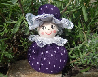 Lavender girl, lavender sachet,lavender bags, 50g of dried lavander, car decoration