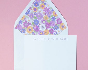 Lined Stationery Set | Personalized Notecards