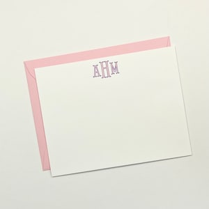 Briefpapier met monogram | Gepersonaliseerde briefpapier