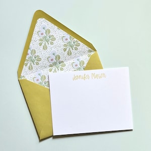 Lined Stationery Set | Personalized Notecards