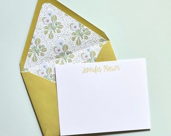 Lined Stationery Set | Personalized Notecards