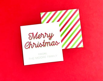 Personliga julklappsetiketter | Presentklistermärken