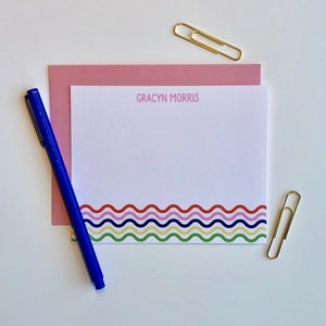 Ric Rac Stationery Set | Personalized Stationery | Kids Stationery