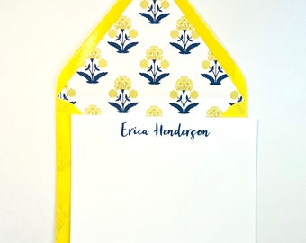 Lined Stationery Set | Personalized Notecards