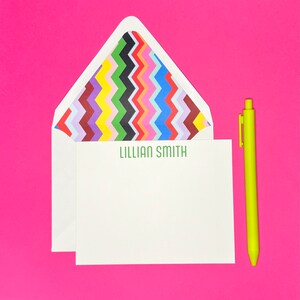 Lined Stationery Set | Personalized Notecards