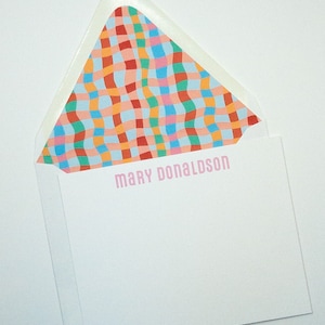 Lined Stationery Set | Personalized Notecards