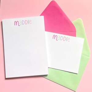 Colorful Stationery Set | Personalized Stationery | Kids Stationery image 2