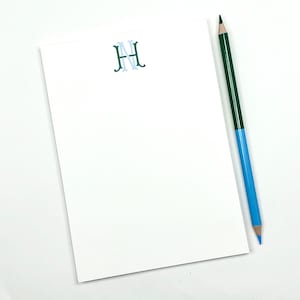Zwei Monogramm Notizblock | Personalisierte Notizblöcke