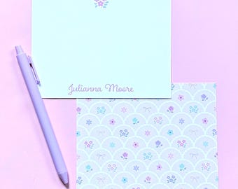 Blumen Briefpapier | Personalisiertes Briefpapier