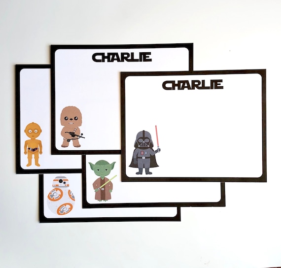 star wars stationery