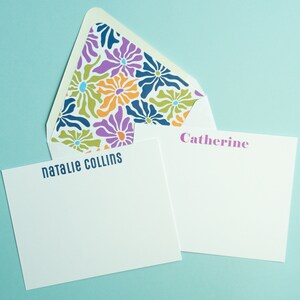 Lined Stationery Set | Personalized Notecards