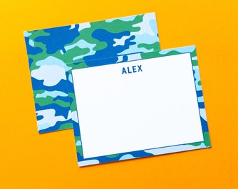 Camouflage Stationery | Personalized Stationery