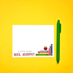 Teacher Stationery | Teacher Gifts | Personalized Stationery