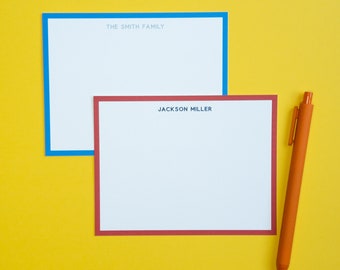 Simple Font Stationery | Personalized Stationery