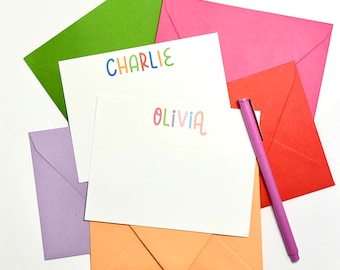 Colorful Stationery Set | Personalized Stationery | Kids Stationery