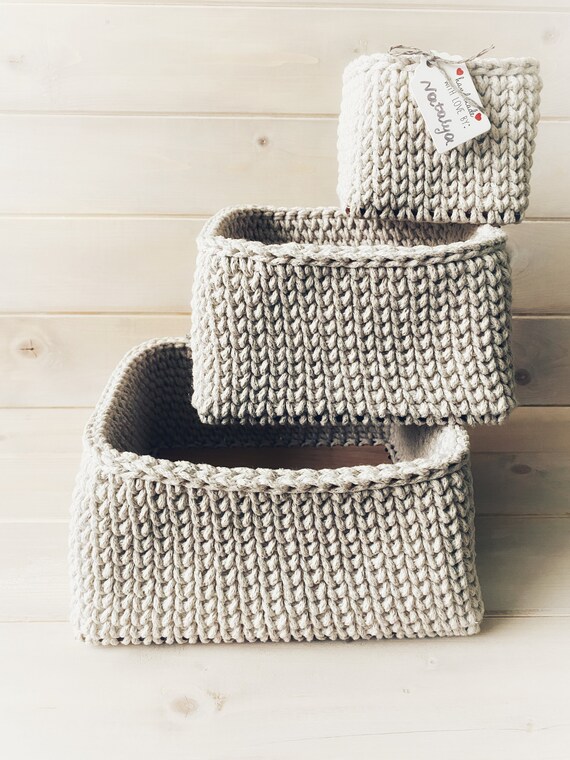 Small square storage baskets deals