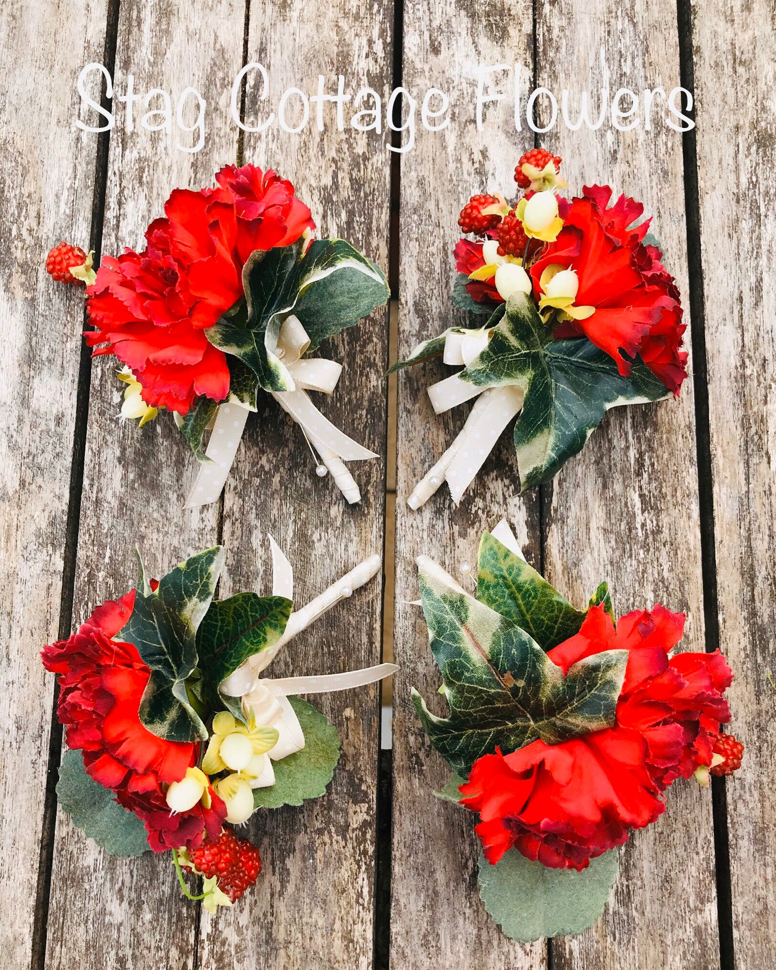 Buttonhole Boutonnière Carnation Buttonhole Wedding Etsy