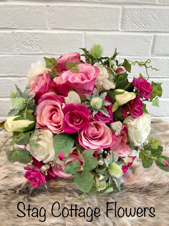 beautiful silk flowers