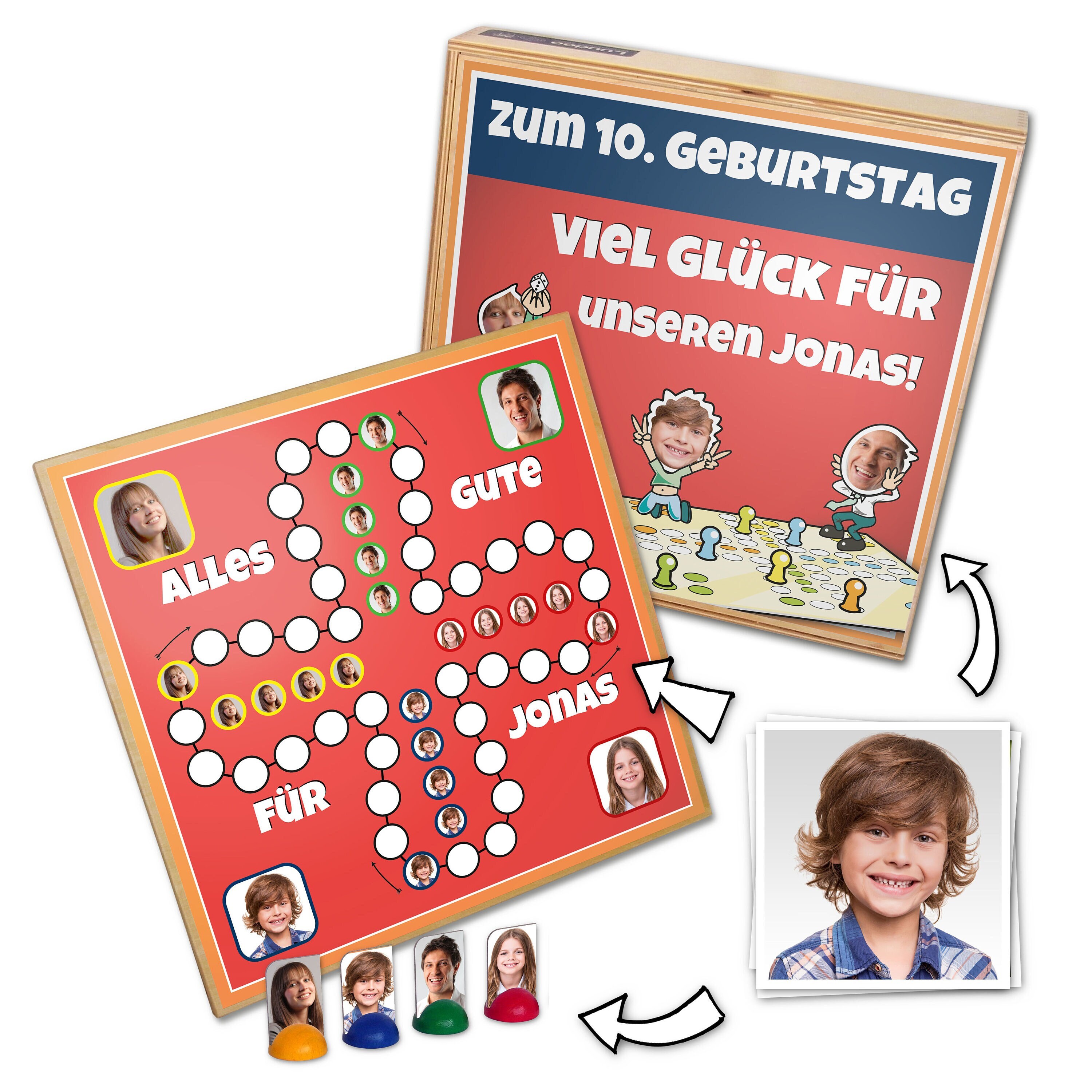 German markets only: Customised Ludo / Pachisi
