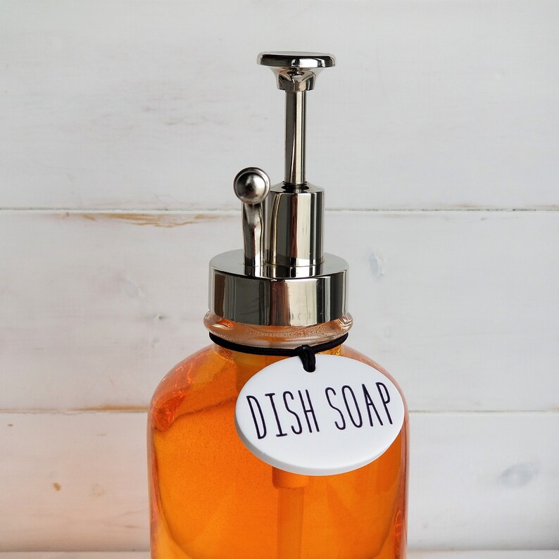 Soap Dispenser Labels Hand Sanitizer Soap Tag Lotion Dish Etsy