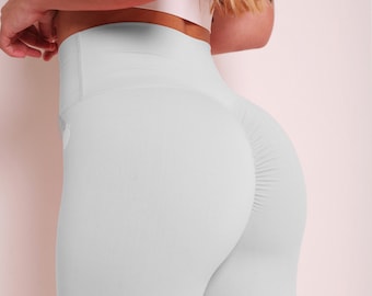 Buy Michelle&A Women's Ruched Leggings Big Ass Yoga Pants Active