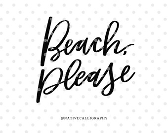 Beach Please Svg Funny Summer Shirt Graphic Graphics For Etsy