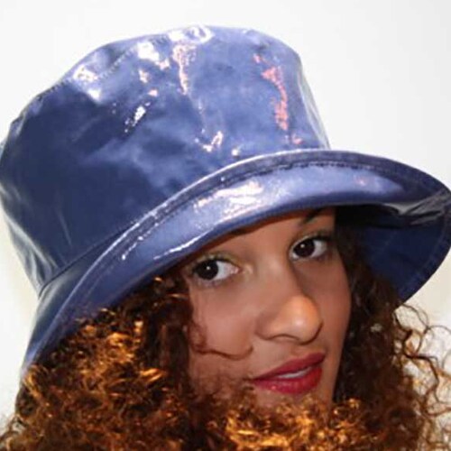 Waterproof Denim Blue Bucket Hat 