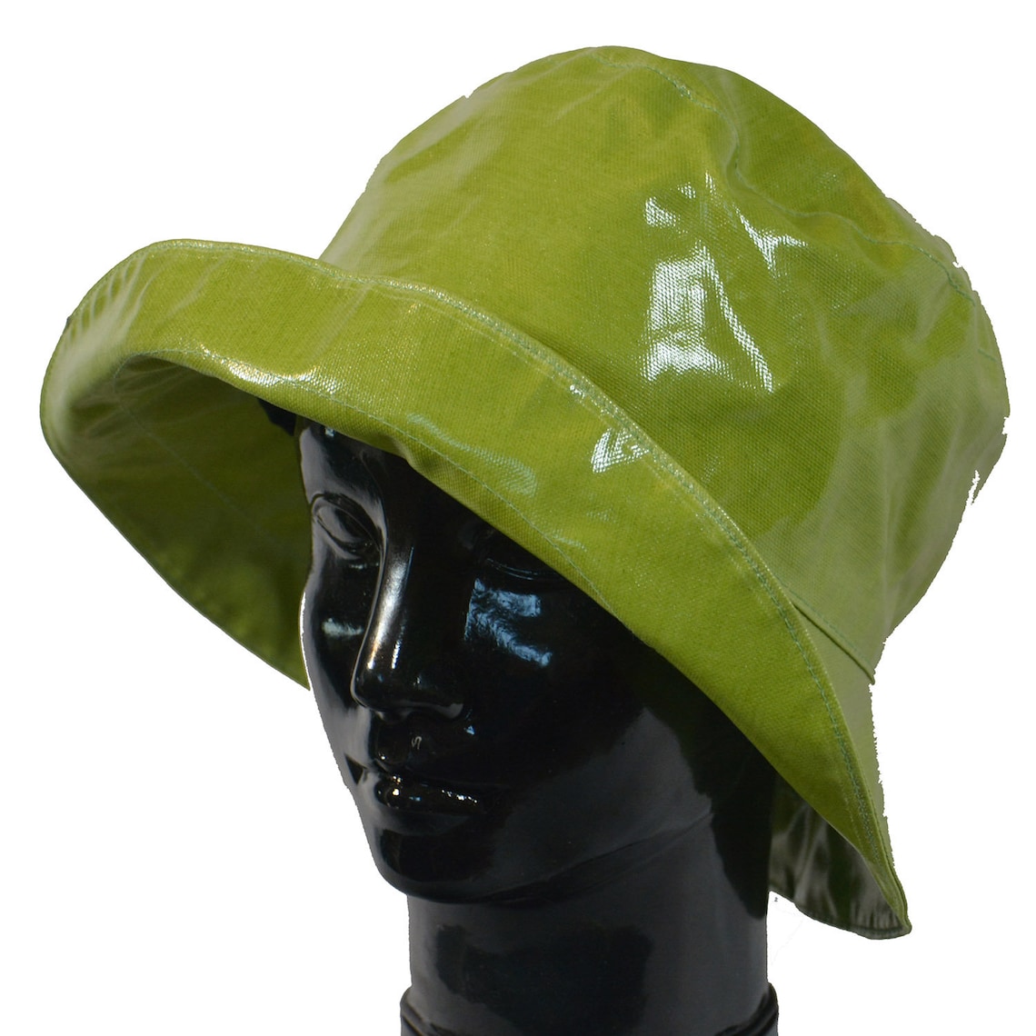 Womens Waterproof Rain Hat in Fresh Spring Green Rainproof Etsy UK