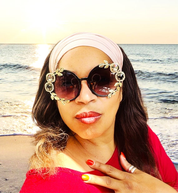 Oversized Black Crystals Sunglasses Amazon.com: Geopty 10 Pack Black Oversized Square Crystal  main image 3